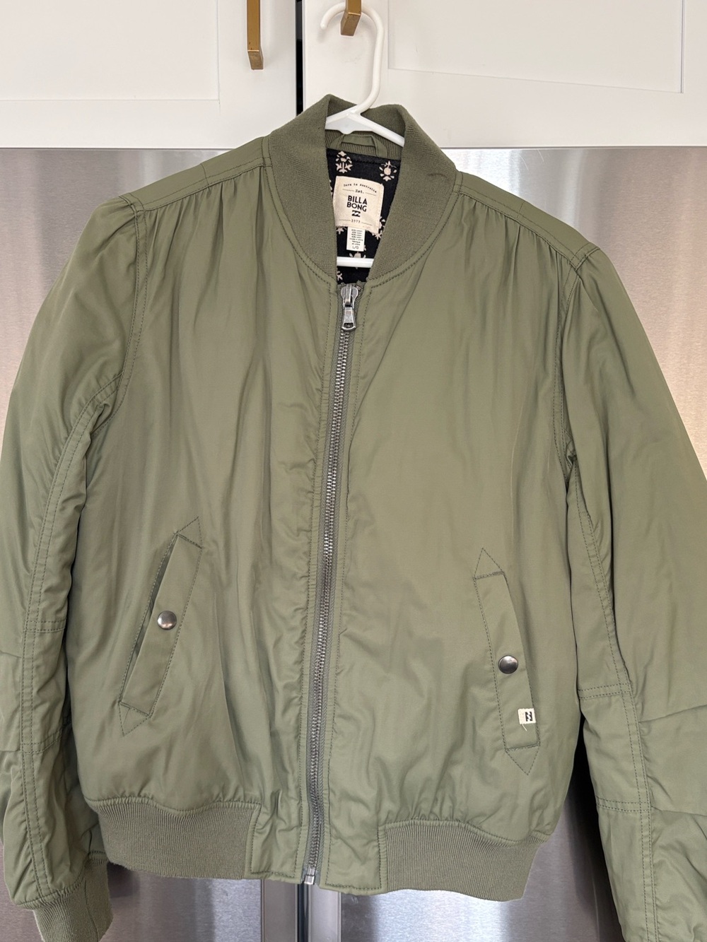 Billabong women’s Olive Bomber Jacket